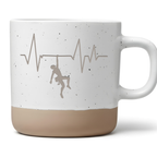 Klettern Herzschlag Tasse Bouldern Kaffeetasse Kletterer Geschenk Bergsport Geschenke Boulder