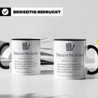 Steuerberater Tasse Definition - Lustiges Geschenk für Steue – Schwarz [farbe:schwarz]