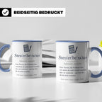 Steuerberater Tasse Definition - Lustiges Geschenk für Steue – Blau [farbe:blau]
