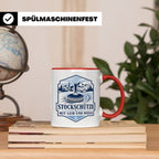 Eisstockschießen Tasse Stockschütze mit Leib und Seele - Ges – Rot [farbe:rot]
