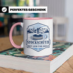 Eisstockschießen Tasse Stockschütze mit Leib und Seele - Ges – Rosa [farbe:rosa]