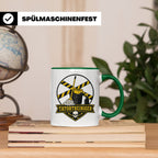 Tatortreiniger Tasse - Lustiges Geschenk für Reinigungskraft – Grün [farbe:grün]