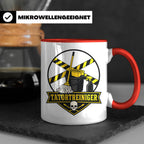 Tatortreiniger Tasse - Lustiges Geschenk für Reinigungskraft – Rot [farbe:rot]