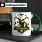 Tatortreiniger Tasse - Lustiges Geschenk für Reinigungskraft – Grün [farbe:grün]