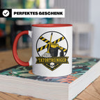 Tatortreiniger Tasse - Lustiges Geschenk für Reinigungskraft – Rot [farbe:rot]