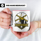 Tatortreiniger Tasse - Lustiges Geschenk für Reinigungskraft – Rosa [farbe:rosa]