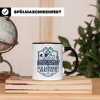 Tierarzt Tasse Diskutieren Sie nicht mit mir ich kastriere b – Schwarz [farbe:schwarz]