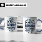 Tierarzt Tasse Diskutieren Sie nicht mit mir ich kastriere b – Blau [farbe:blau]