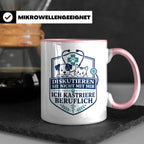 Tierarzt Tasse Diskutieren Sie nicht mit mir ich kastriere b – Rosa [farbe:rosa]