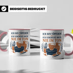 Töpfern Tasse Ich bin Töpferin ich vergreife mich nie im Ton – Rosa [farbe:rosa]