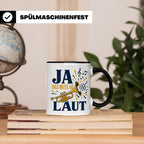 Trompete Tasse Ja das muss so laut - Lustiges Geschenk für T – Schwarz [farbe:schwarz]