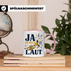 Trompete Tasse Ja das muss so laut - Lustiges Geschenk für T – Rosa [farbe:rosa]