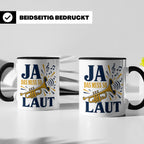 Trompete Tasse Ja das muss so laut - Lustiges Geschenk für T – Schwarz [farbe:schwarz]
