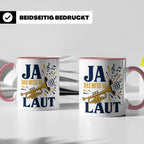 Trompete Tasse Ja das muss so laut - Lustiges Geschenk für T – Rosa [farbe:rosa]