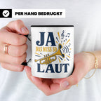 Trompete Tasse Ja das muss so laut - Lustiges Geschenk für T – Schwarz [farbe:schwarz]