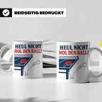 Tischtennis Tasse Heul nicht hol den Ball - Lustiges Geschen – Weiß [farbe:weiß]