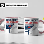 Tischtennis Tasse Heul nicht hol den Ball - Lustiges Geschen – Rosa [farbe:rosa]