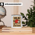 Tischtennis Tasse Old Schmetterhand - Lustiges Geschenk für  – Schwarz [farbe:schwarz]