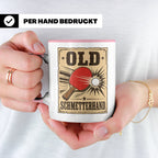 Tischtennis Tasse Old Schmetterhand - Lustiges Geschenk für  – Rosa [farbe:rosa]
