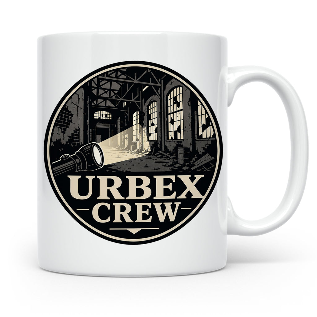 Urbex Tasse Urbex Crew - Geschenk für Lost Places Fotografen – Weiß [farbe:weiß]