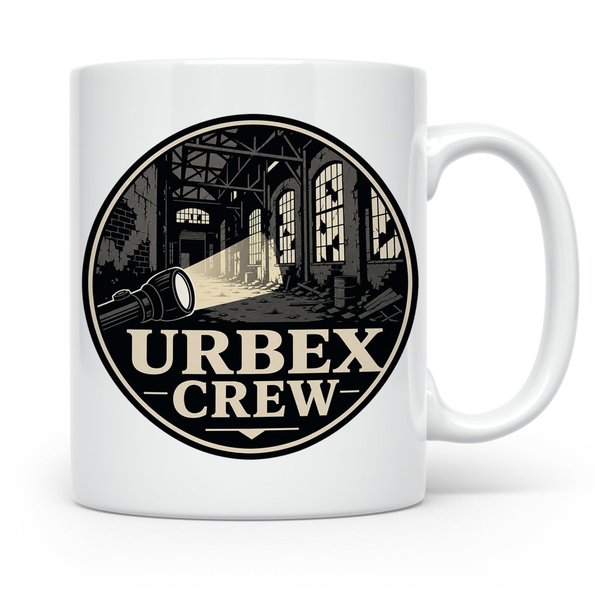 Urbex Tasse Urbex Crew - Geschenk für Lost Places Fotografen – Weiß [farbe:weiß]