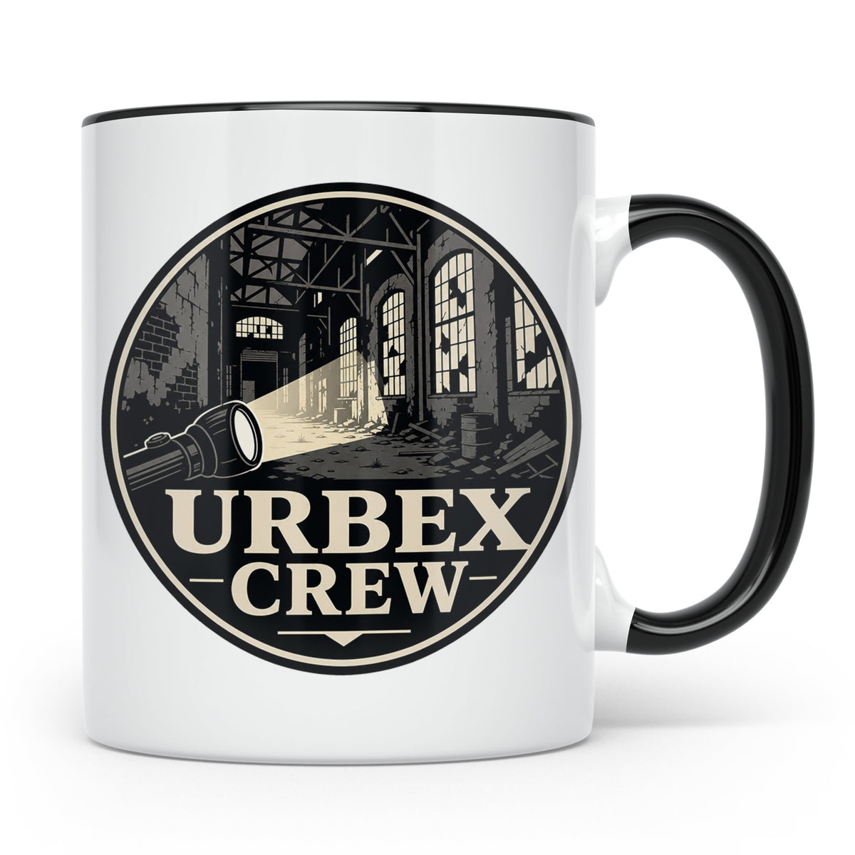 Urbex Tasse Urbex Crew - Geschenk für Lost Places Fotografen – Schwarz [farbe:schwarz]