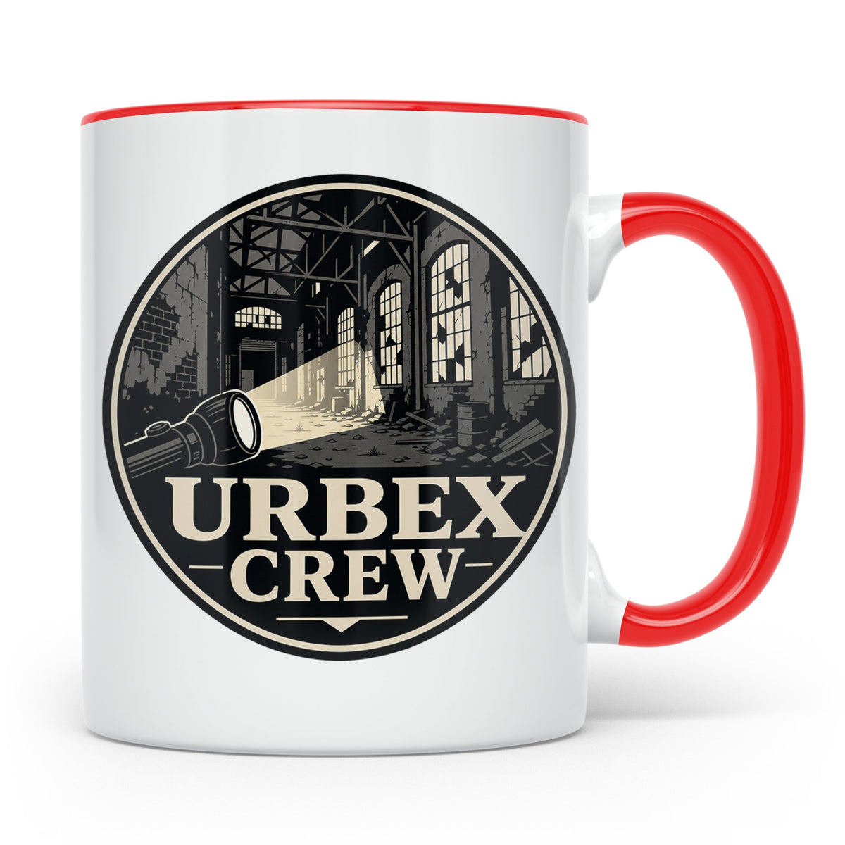Urbex Tasse Urbex Crew - Geschenk für Lost Places Fotografen – Rot [farbe:rot]