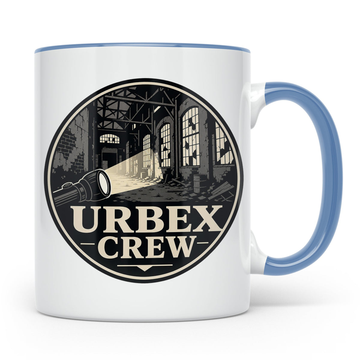 Urbex Tasse Urbex Crew - Geschenk für Lost Places Fotografen – Blau [farbe:blau]