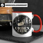Urbex Tasse Urbex Crew - Geschenk für Lost Places Fotografen – Rot [farbe:rot]