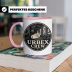 Urbex Tasse Urbex Crew - Geschenk für Lost Places Fotografen – Rosa [farbe:rosa]