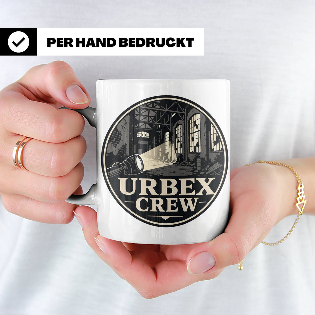 Urbex Tasse Urbex Crew - Geschenk für Lost Places Fotografen – Weiß [farbe:weiß]