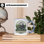 Eisenbahn Tasse Ich genieße das Leben in vollen Zügen - Gesc – Blau [farbe:blau]