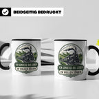 Eisenbahn Tasse Ich genieße das Leben in vollen Zügen - Gesc – Schwarz [farbe:schwarz]