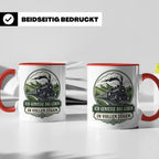 Eisenbahn Tasse Ich genieße das Leben in vollen Zügen - Gesc – Rot [farbe:rot]