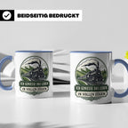 Eisenbahn Tasse Ich genieße das Leben in vollen Zügen - Gesc – Blau [farbe:blau]