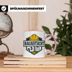 Bauaufsicht Tasse - Lustiges Geschenk für Bauherr Bauleiter  – Rosa [farbe:rosa]