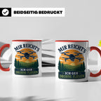 Drohnen Tasse Mir reichts ich geh Drohne fliegen - Geschenk  – Rot [farbe:rot]