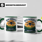 Drohnen Tasse Mir reichts ich geh Drohne fliegen - Geschenk  – Grün [farbe:grün]