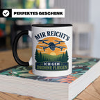 Drohnen Tasse Mir reichts ich geh Drohne fliegen - Geschenk  – Schwarz [farbe:schwarz]