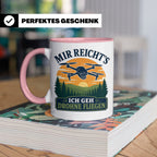 Drohnen Tasse Mir reichts ich geh Drohne fliegen - Geschenk  – Rosa [farbe:rosa]