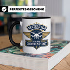 Drohnen Tasse Vertrau mir ich bin Drohnenpilot - Geschenk fü – Schwarz [farbe:schwarz]