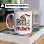 Franken Tasse Schönheit kommt nicht von innen sie kommt aus  – Rosa [farbe:rosa]