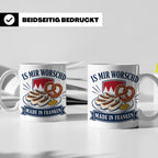 Franken Tasse Is mir worschd made in Franken - Fränkischer D – Weiß [farbe:weiß]