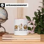 Hühner Tasse Input Putput Output - Lustiges Geschenk für Hüh – Rosa [farbe:rosa]