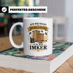 Imker Tasse Ich bin nicht im Ruhestand ich bin Imker - Gesch – Weiß [farbe:weiß]