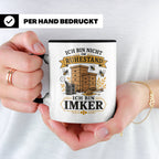 Imker Tasse Ich bin nicht im Ruhestand ich bin Imker - Gesch – Schwarz [farbe:schwarz]