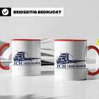 LKW Tasse Ich und meine Follower - Lustiges Geschenk für LKW – Rot [farbe:rot]