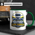 LKW Tasse Studieren kann jeder LKW fahren nur die Besten - G – Grün [farbe:grün]