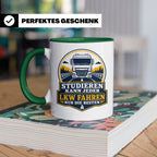 LKW Tasse Studieren kann jeder LKW fahren nur die Besten - G – Grün [farbe:grün]