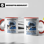 Eisenbahn Tasse Schnarche nicht - träume dass ich eine Dampf – Rot [farbe:rot]